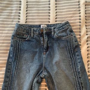 Urban Outfitters pin tucked mom jeans
